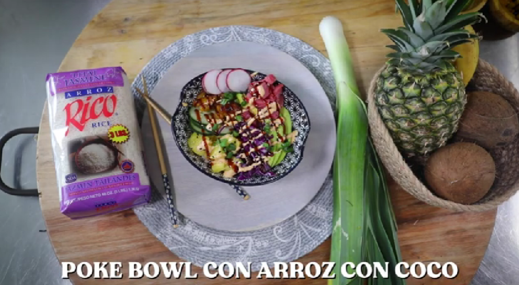 Rico Recetas: Poke Bowl Arroz con Coco